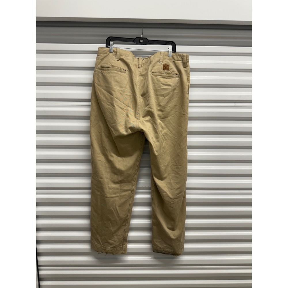 Polo Jeans Co Ralph Lauren Mens Khaki Chinos 36x32 Vintage RL 67 Cotton Pants